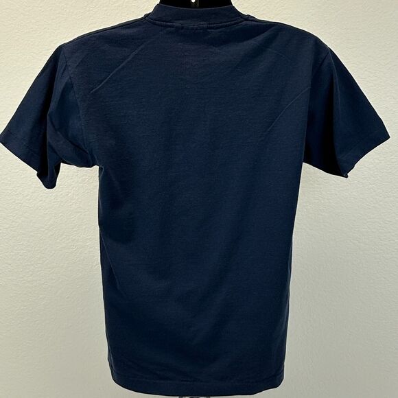 Vintage Battle Creek Health System T Shirt Mens Medium Cardiac Graduate 90s Blue - Picture 3 of 7